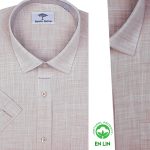 Chemise en Lin Demi-manche Respirante pour L'Été FY06