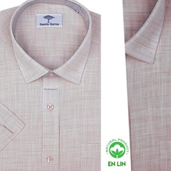 Chemise en Lin Demi-manche Respirante pour L'Été FY06