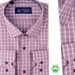 Chemise manches longues à carreaux pour homme – Look soigné R1126