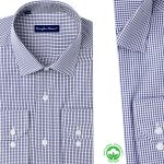 Chemise homme à petits carreaux en coton BN39