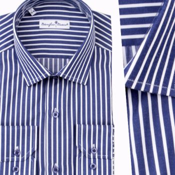 Chemise Luxueuse Pour Homme en Coton Doux F10
