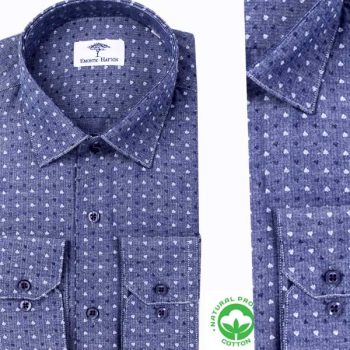 Chemise Homme à Motifs – Élégance Subtile FV10