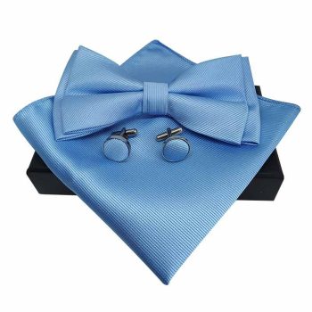Coffret Nœud Papillon Bleu Ciel pour homme N001