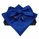 Coffret Nœud Papillon Bleu Roi pour homme N003