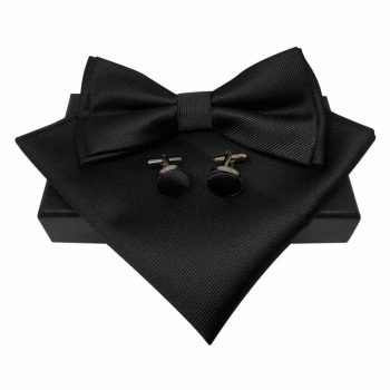 Coffret Nœud Papillon Noir pour homme N007