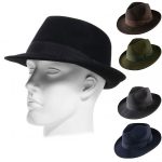 Chapeau Fedora noir Pour Homme