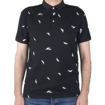 Polo imprimé à motifs pour homme en coton– Élégance Décontractée