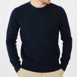 Pull Col Rond Homme Bleu nuit Très Doux TR70