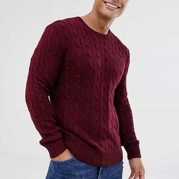 Pull Maille Torsadé pour Homme TT-003