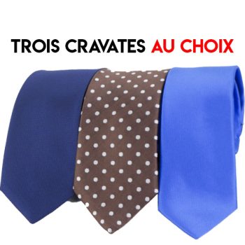 Lot de 3 Cravates Pour Homme TE-019